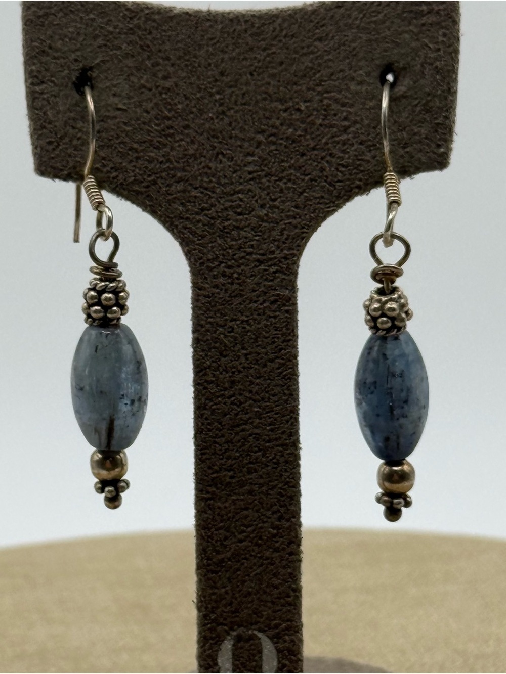 Sterling silver Blue labradorite Drop Earrings